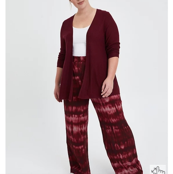 TORRID OPEN CARDIGAN SWEATER - OATMEAL - Picture 4 of 8